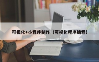 建湖可视化+小程序制作（可视化程序编程）